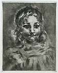 LUIGI CONCONI, Portrait of Bigina, etching
